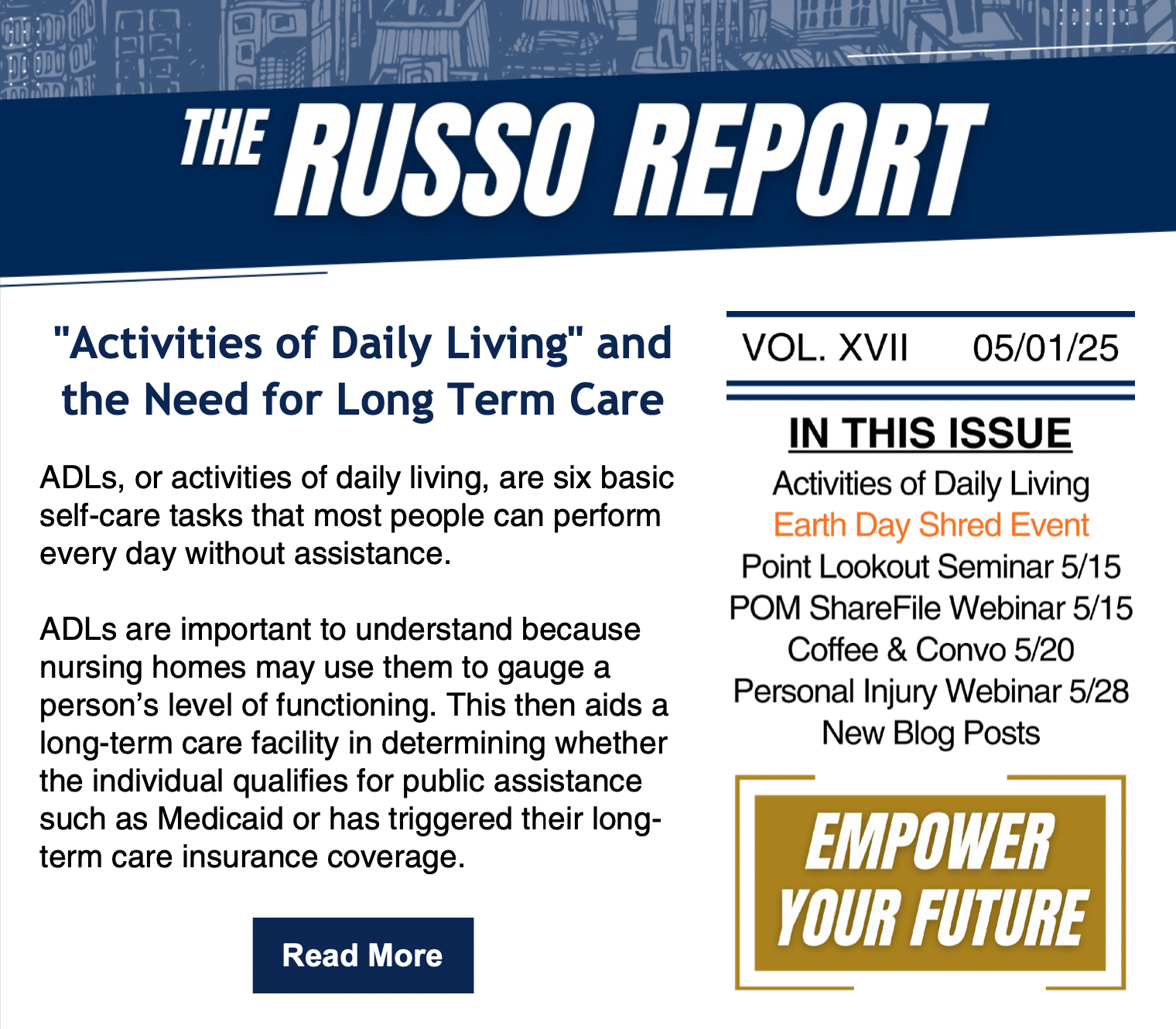 The Russo Report May 2025